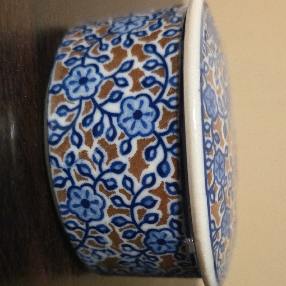 Floral Patterned Decorative Box - Picture 4 of 7